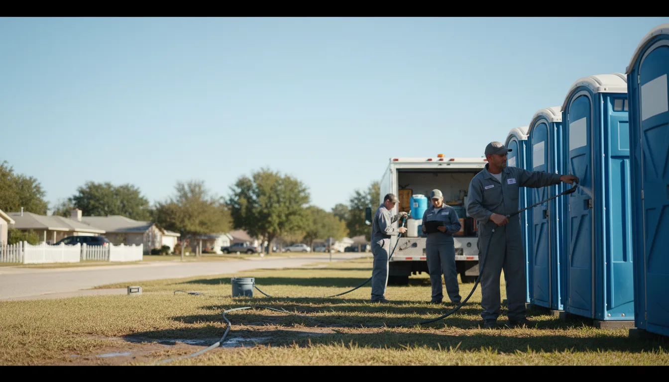 Long-Term Portable Toilet Rental in Holliday, TX near me